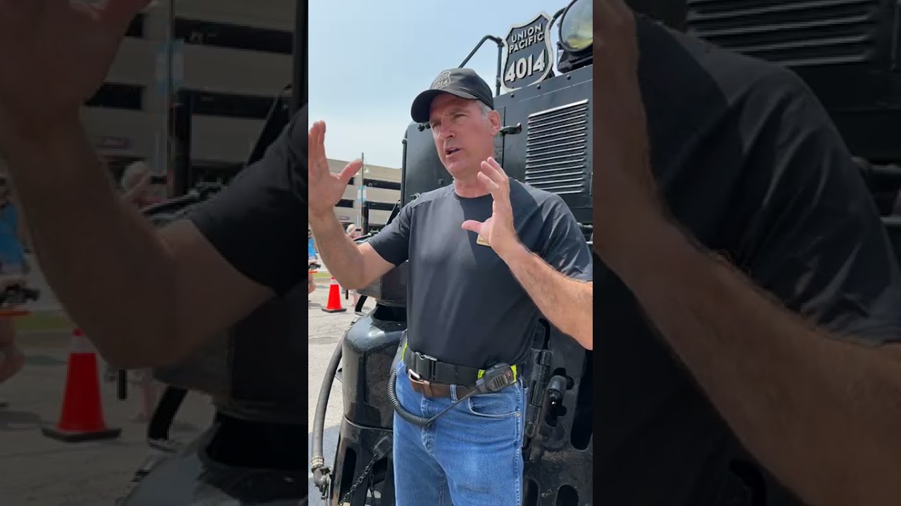 Ed Dickens, Union Pacific Heritage Operations, during 4014 Big Boy visit to Kansas City, August 2021