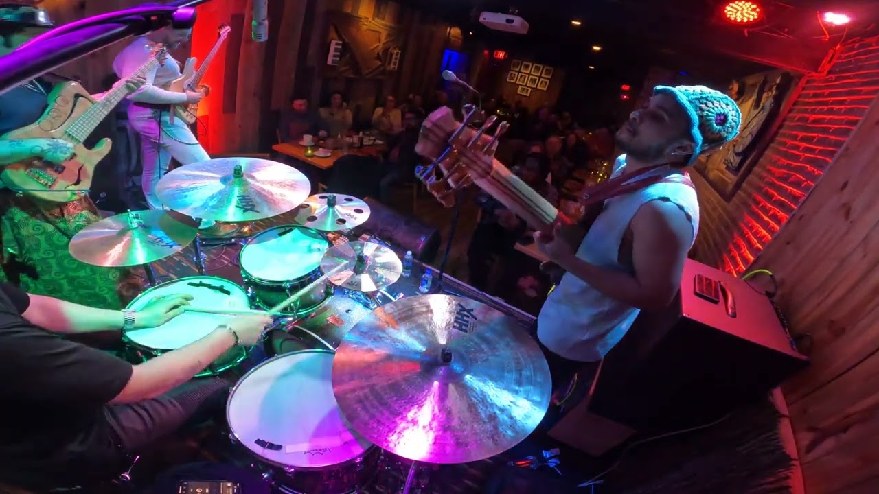 BASSTARDOS ft ISRAEL MORALES #drumcam NARIMAN #song at @saboracafechicago5778