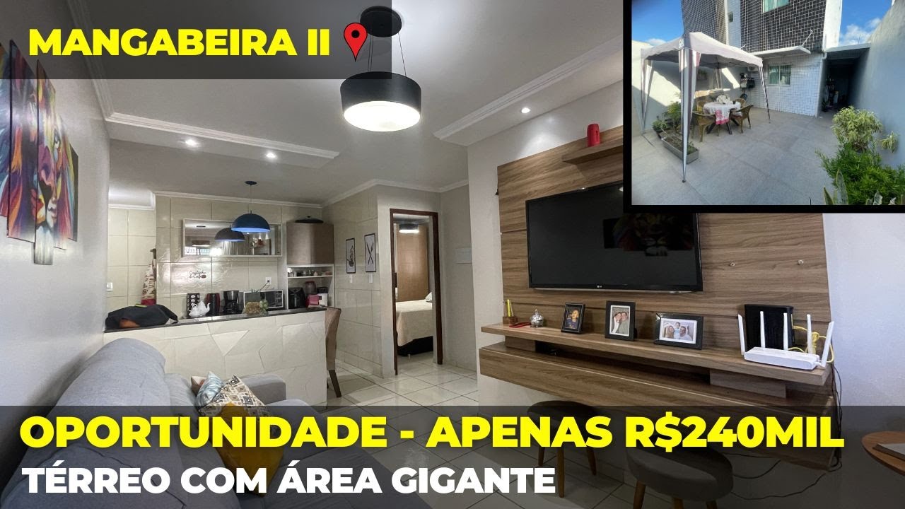 🛑VENDIDO - APARTAMENTO TÉRREO DOS SONHOS - João Pessoa - #paraíba