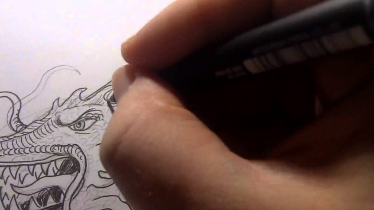 How to draw a Chinese Dragon
