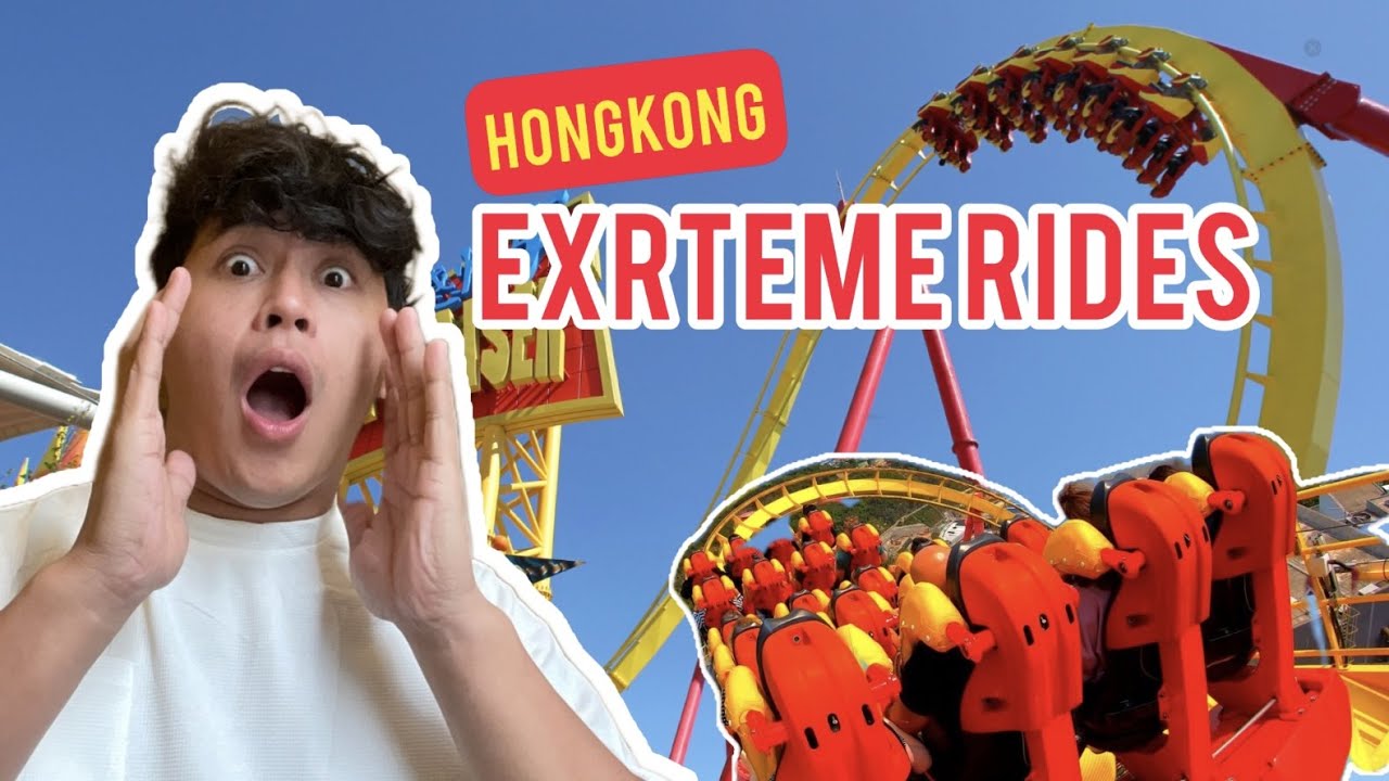 HONGKONG OCEAN PARK EXTREME RIDES - Day 2 (Part 2) | Glester Capuno