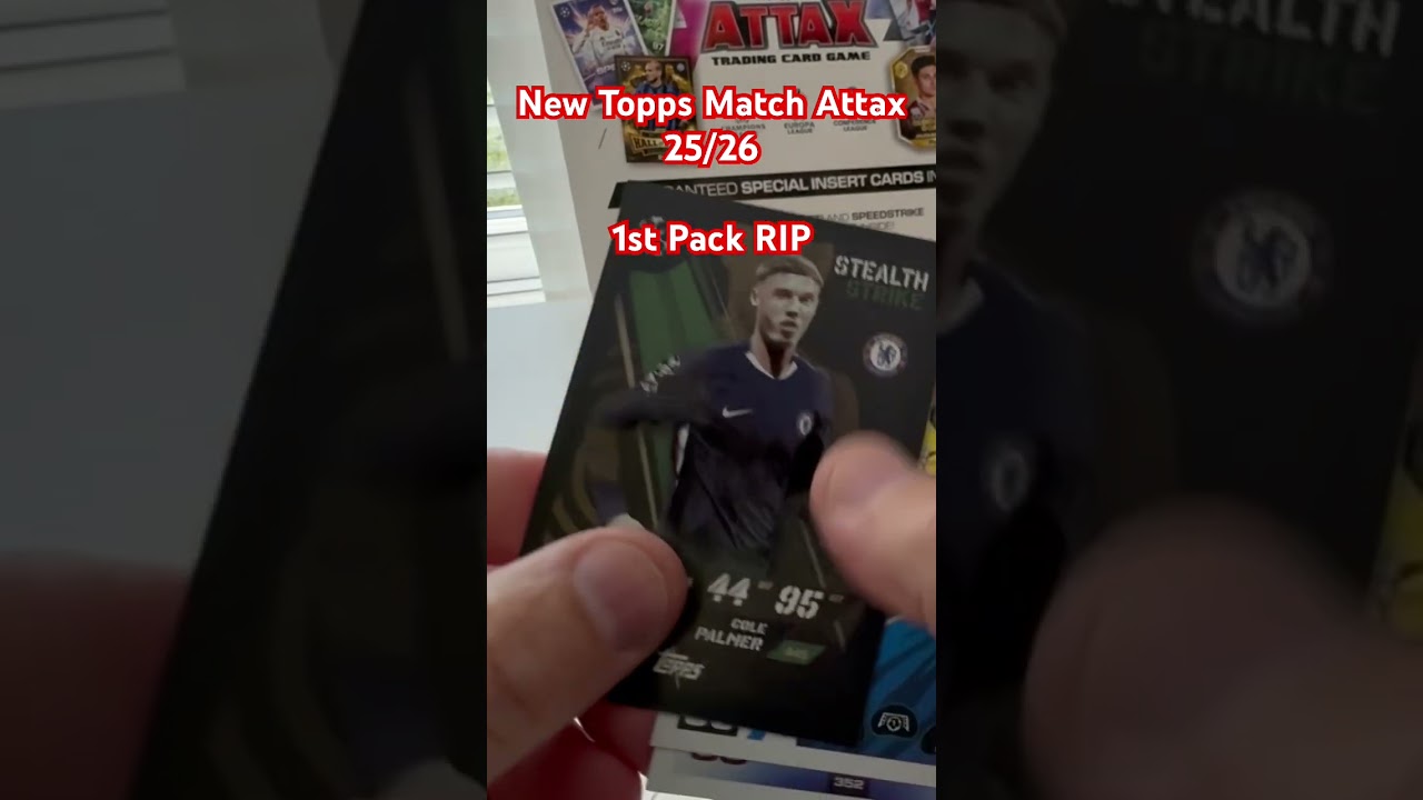 New Match Attax 25/26 1st Pack RIP #Topps #MatchAttax #PackOpening #TradingCards #CardCollector