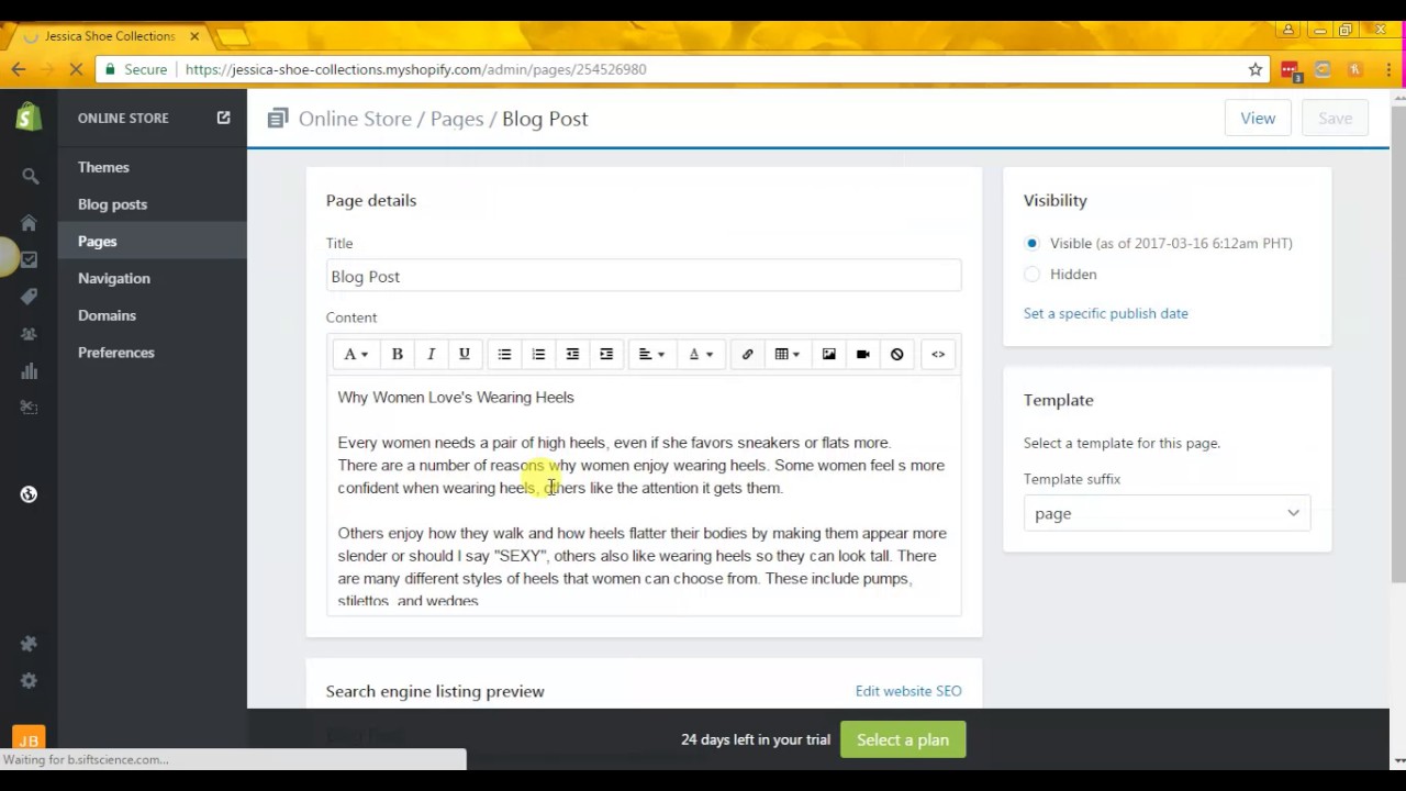 04 How to Add Meta Data to Product Pages in Shopify  - Jessica