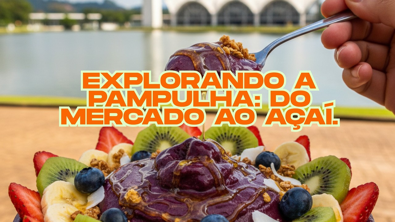 Explorando a Pampulha: Do Mercado ao Açaí.