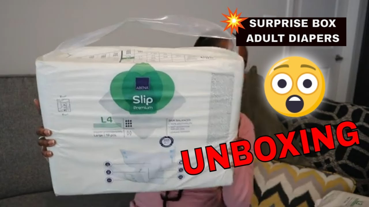 Huge BOX of ADULT DIAPERS- UNBOXING VIDEO!