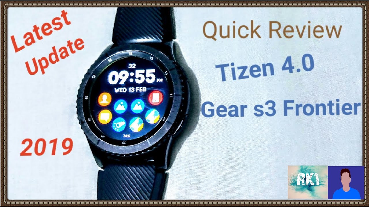 Tizen 4.0 update for Gear S3: Quick look