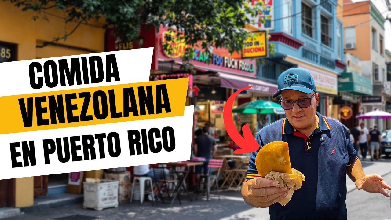 Probé Comida Venezolana en PUERTO RICO | Por Primera Vez