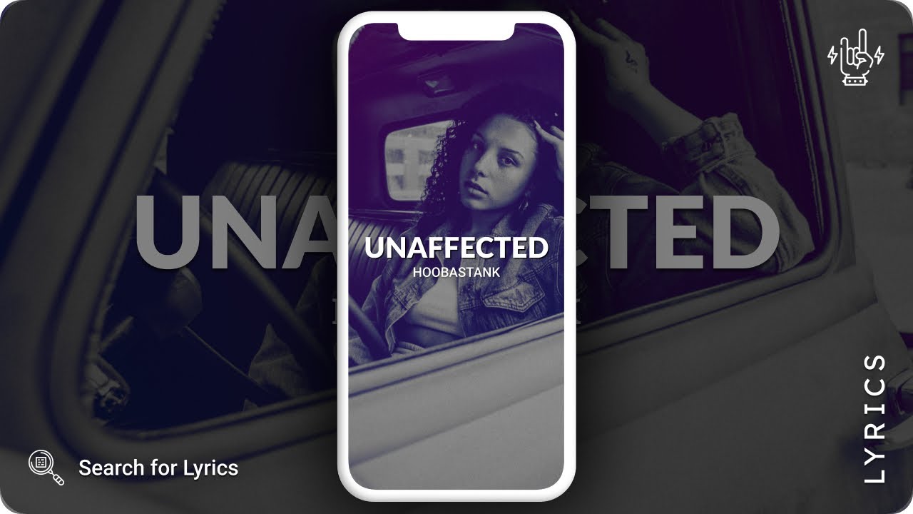 Hoobastank - Unaffected (Lyrics for Mobile)
