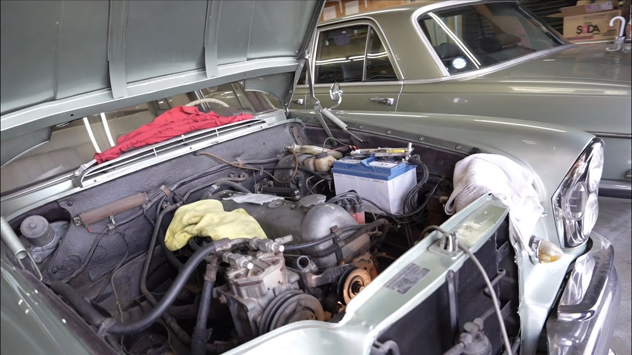 	ベンツW111 230Sのウォーターポンプを交換する＜１＞