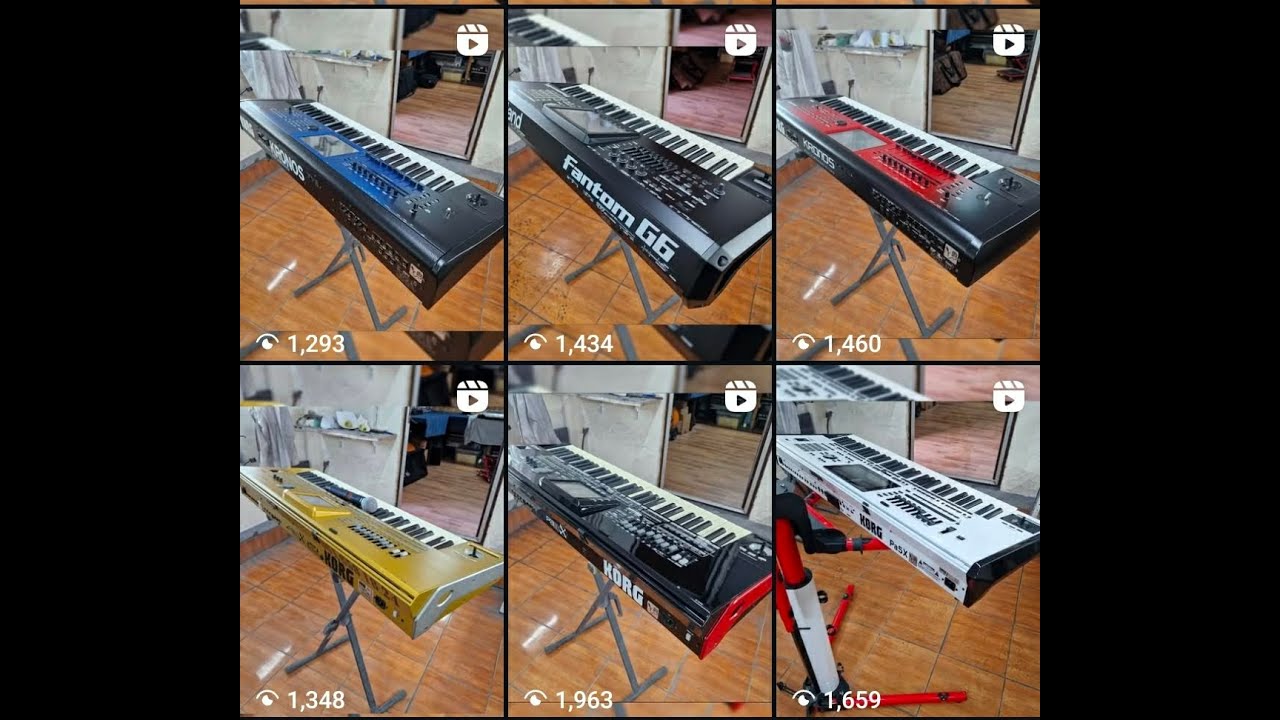 Farbanje klavijatura - 2025 - Synthesizers-keyboard spray painting