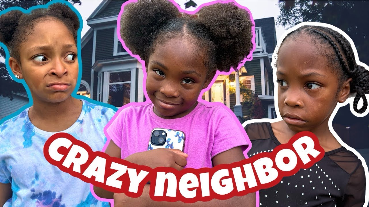 THE CRAZY NEIGHBOR ‼️😳 #labkidz #skits 