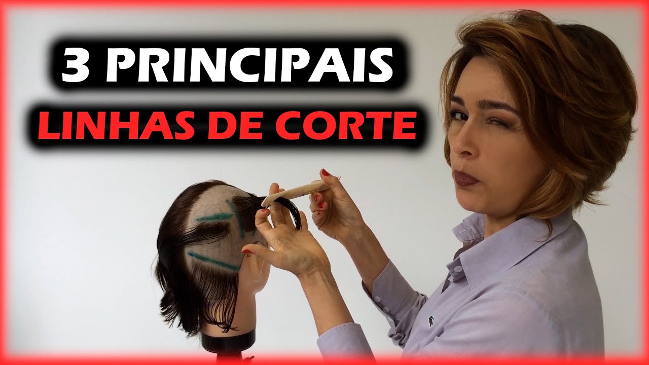 Relembre os 3 principais linhas usadas em corte de cabelo!