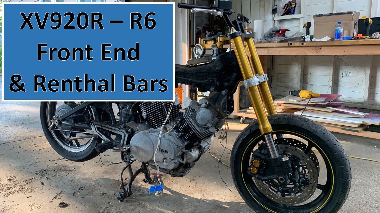 XV920R Virago Cafe Racer - EP4 - R6 Front End, Cognito Risers & Renthal Bars