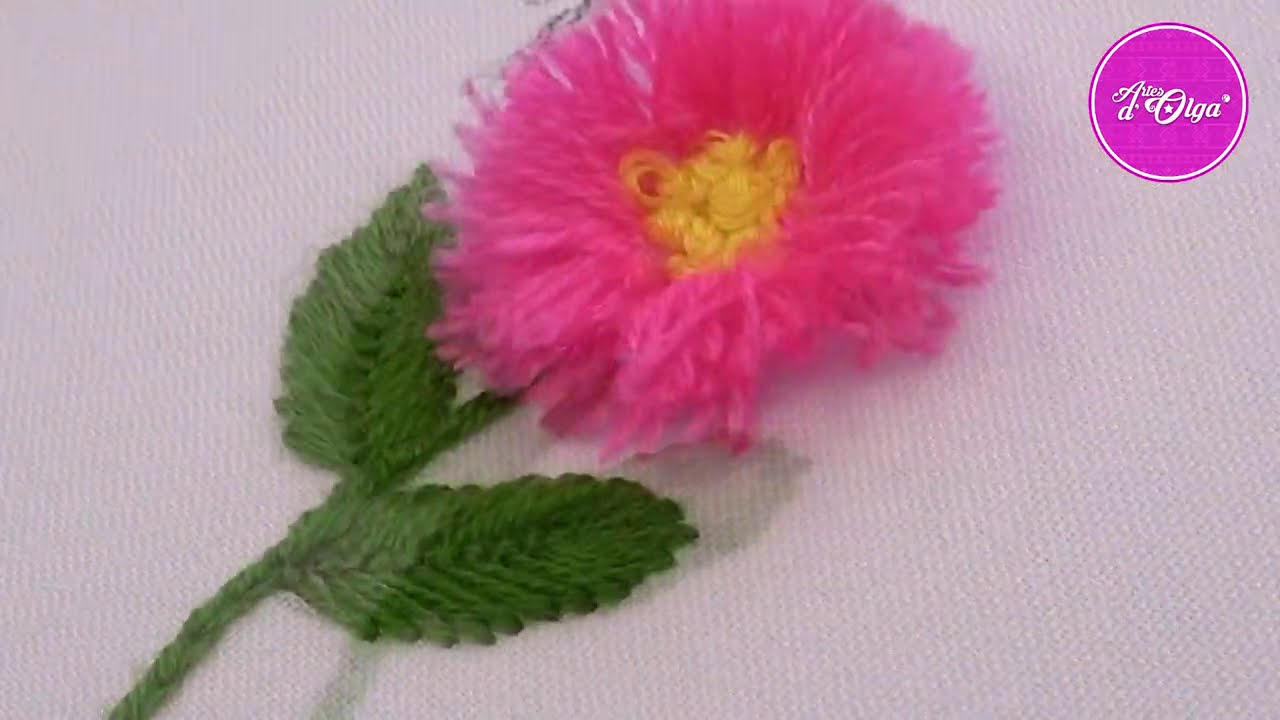 Truco para Bordar una Flor con Carretel de Máquina de Coser