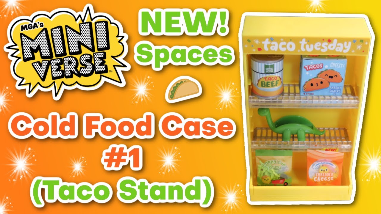 *NEW* Miniverse Spaces! Building a Miniature Taco Stand (Food Case #1)