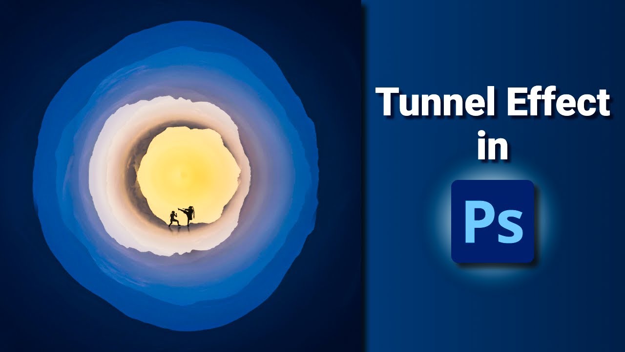Create Stunning Tunnel Effect in Photoshop | Photo Manipulation Tutorial