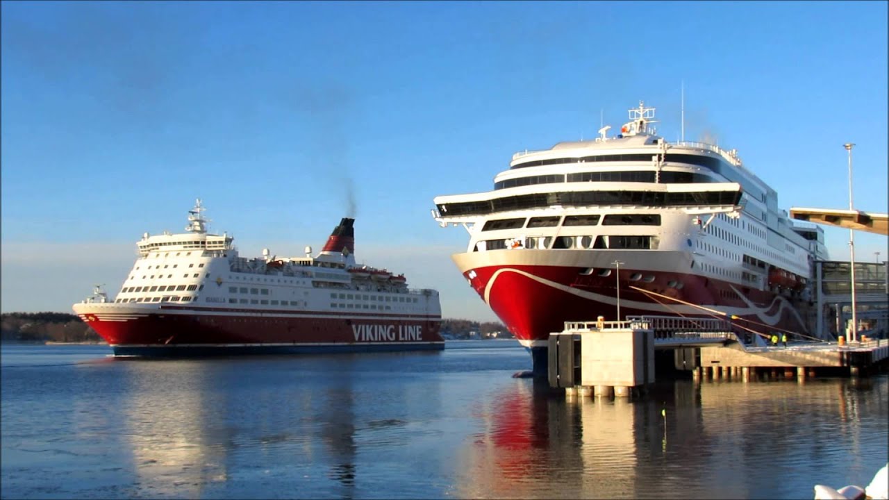 Viking Grace & Isabella In Mariehamn Åland 18.01.2013.
