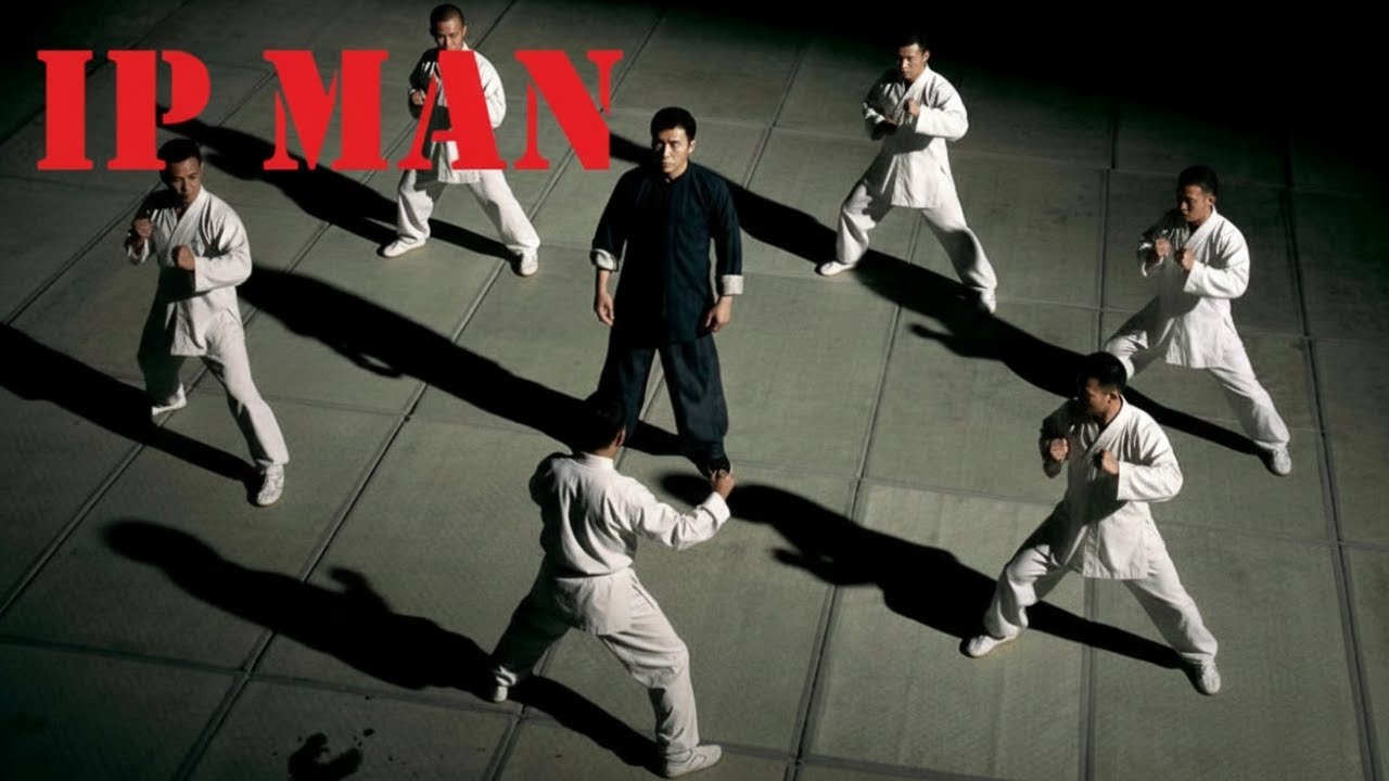 🥋 Ip Man Vs 6 Black Belts ⚡ Wing Chun Master 🔥 Epic Legendary Fight Scene Must-See #ipman #shorts
