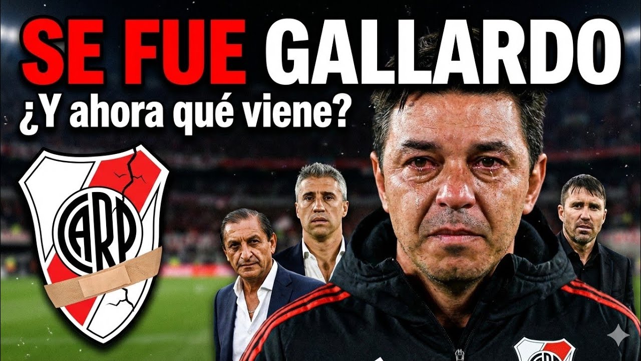 SE FUE GALLARDO❗️ La despedida del ídolo y el futuro incierto de River ⚪️💔⚪️