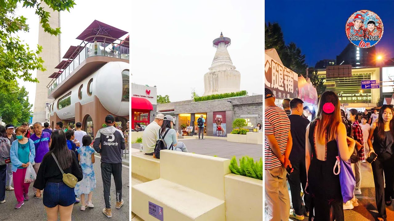 Walking Tour in Wonderful Tea & Wine Festival Markets in Beijing #ChinaTravel #VirtualTour