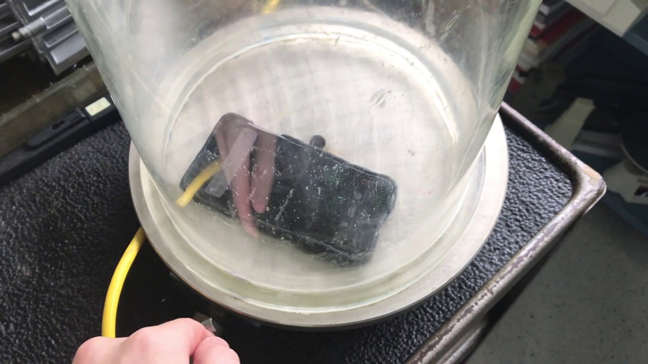 Phone ringing in Vacuum Chamber  - 8.2 Sound Waves Lesson 8