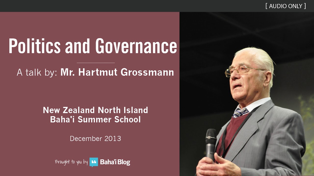 Politics and Governance - Mr Hartmut Grossmann
