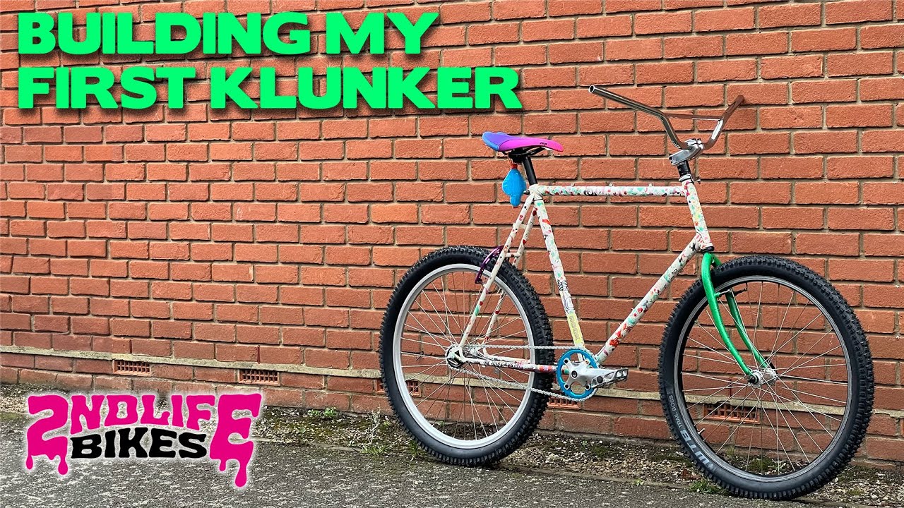 Building My First Klunker- Retro Commuter Bike Build Restoration MTB.
