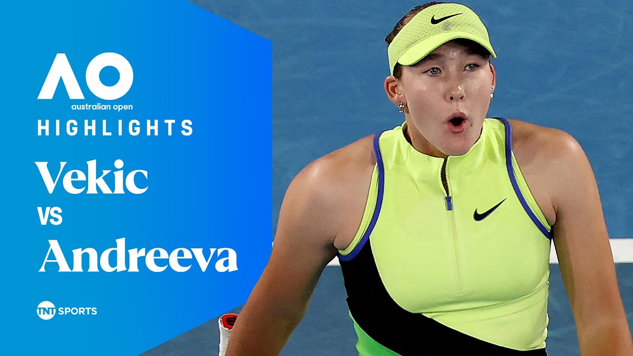 Donna Vekic vs Mirra Andreeva | Round One | Australian Open 2026 Highlights 🇦🇺