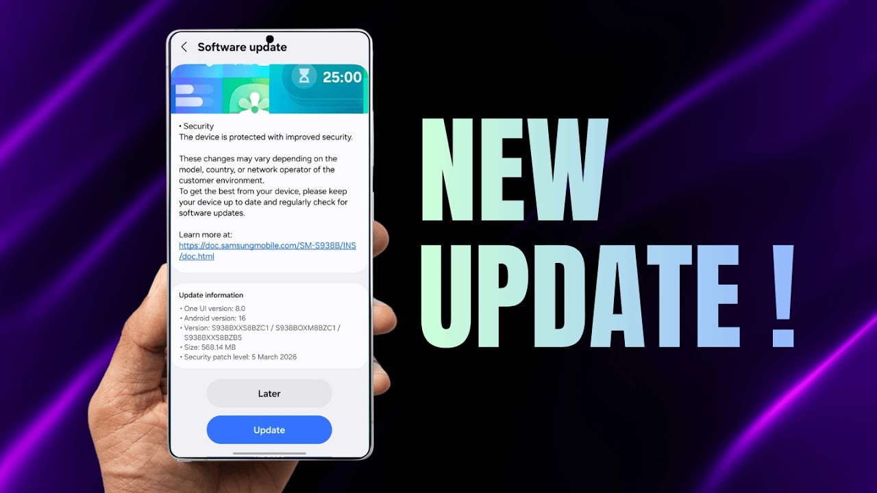 Brand New Update Arrives on Samsung Galaxy S 25 Series ! One UI 8.5 Status Check.