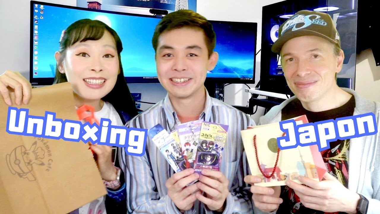 Unboxing cadeaux Japon 🇯🇵 pour mon neveu Max 🎁 Boosters anime: Code Geass Frieren Witch Watch Kaguya