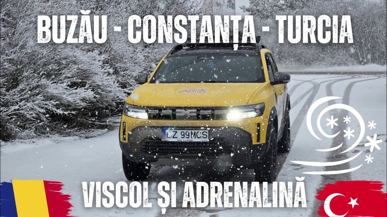 Ep.2 4k Buzău-Constanța-granița Türkiye-     viscol și adrenalină