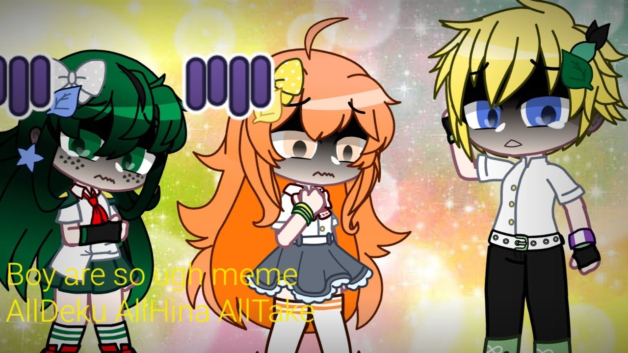 [Mha&Haikyuu&Tokyo revengers/Gacha Art&Edition]Boy are so ugh!|Fem Hinata AU|My AU|@hara4473