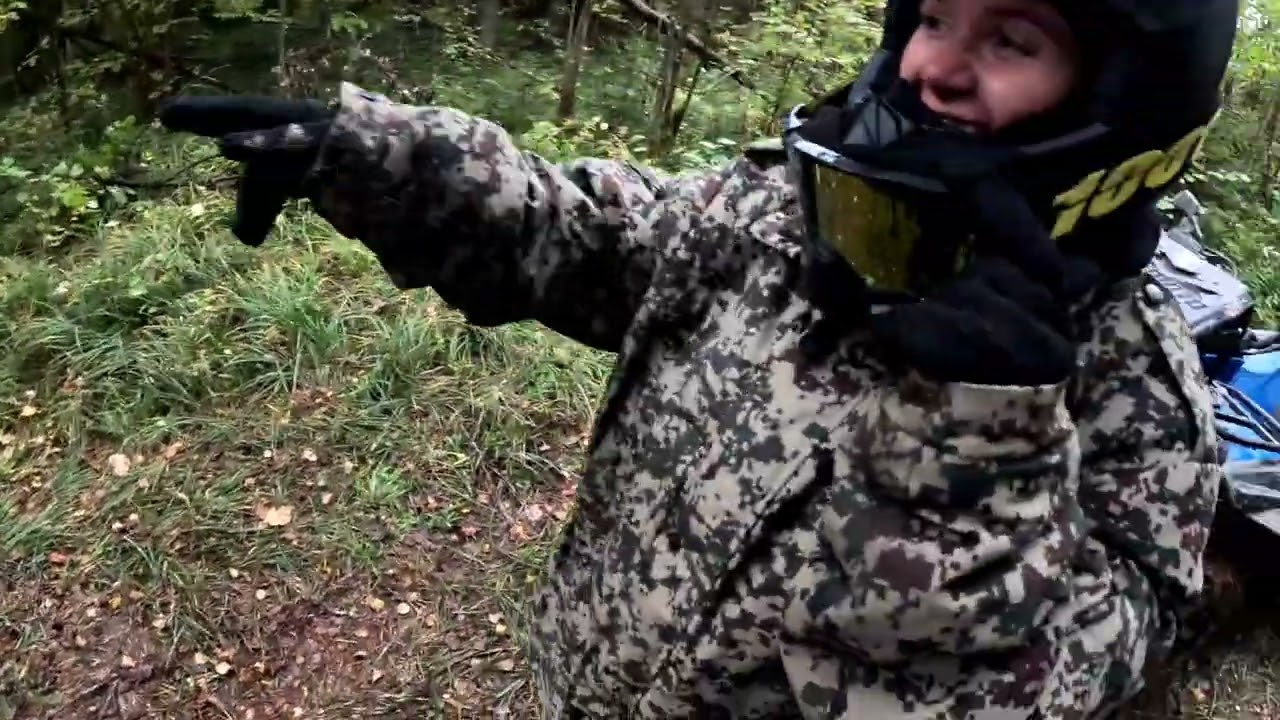 Установили новый выхлоп на Kayo AU 300 и новую резину, осенняя покатуха 