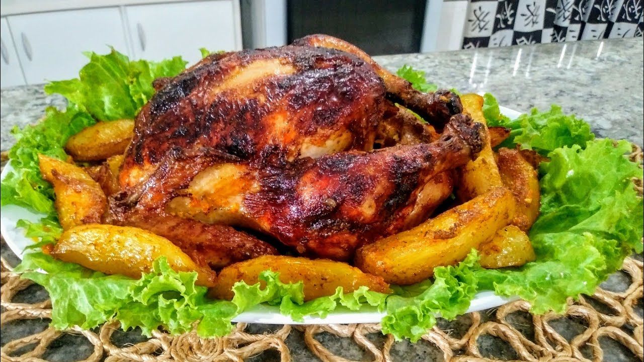 FRANGO ASSADO SUCULENTO-EXPERIMENTE ESSE TEMPERO E SURPREENDA A TODOS