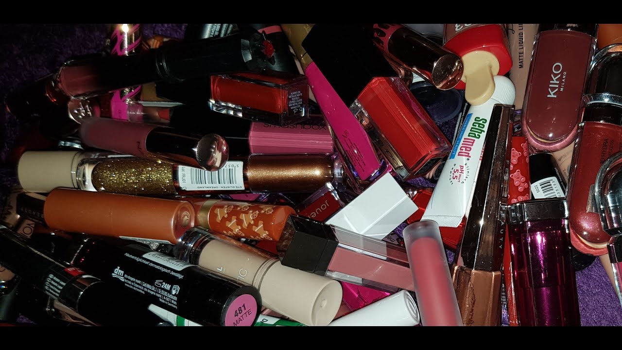 Wir sortieren meine Lippenprodukte !!! Iam Backkkkkkkkk