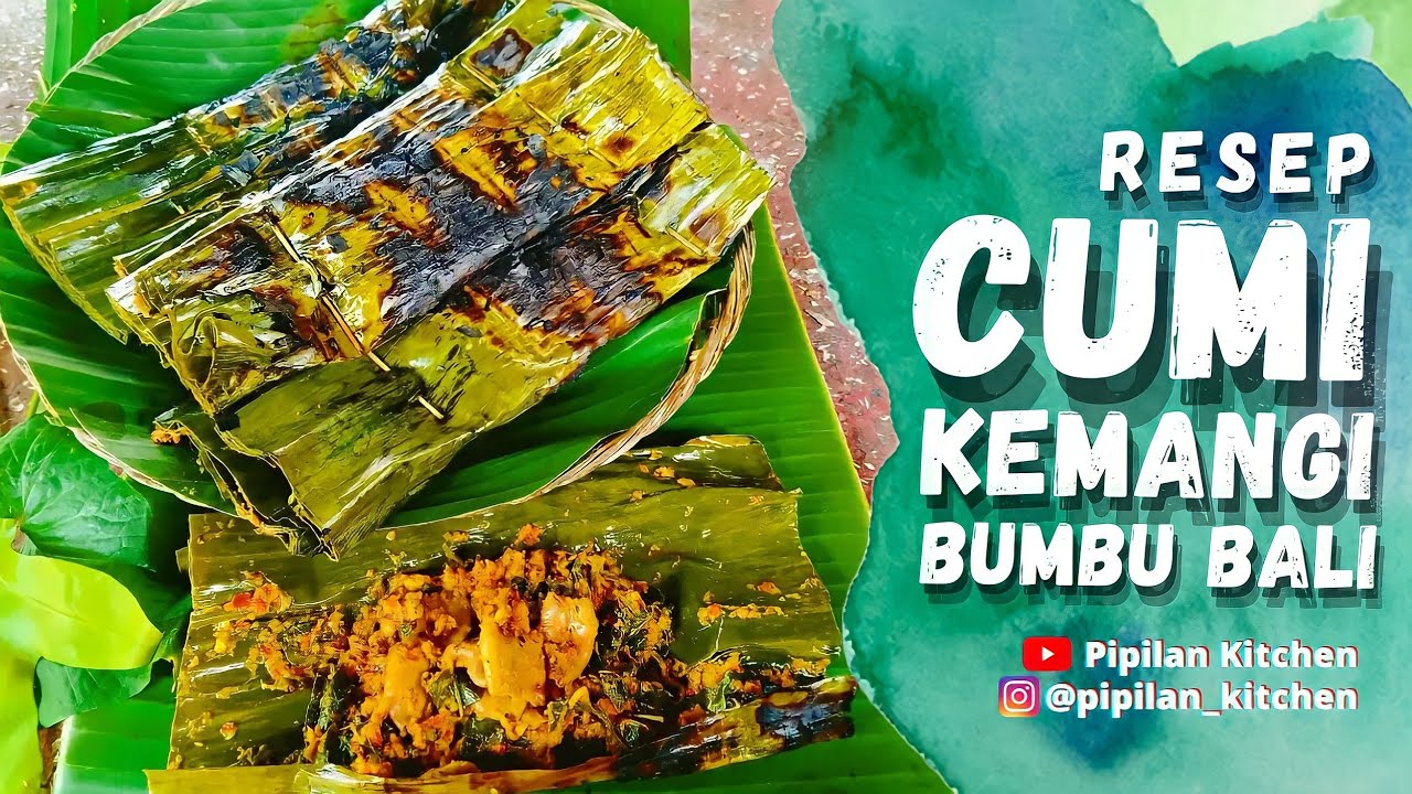 Resep Pepes Cumi Kemangi Bumbu Bali  | Resep Masakan Rumahan Sederhana