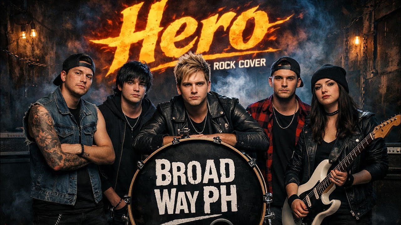 Cash Cash ft. Christina Perri - Hero (Rock Cover) Broad Way PH
