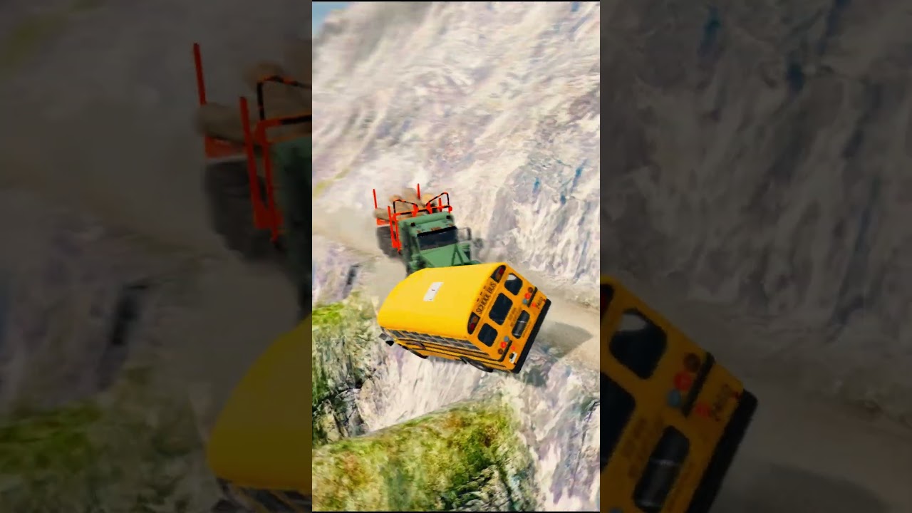 cars vs giant lava pit - beamNG.drive 41 #beamng #shorts #beamngdrive #car #usa #viral #india #edit