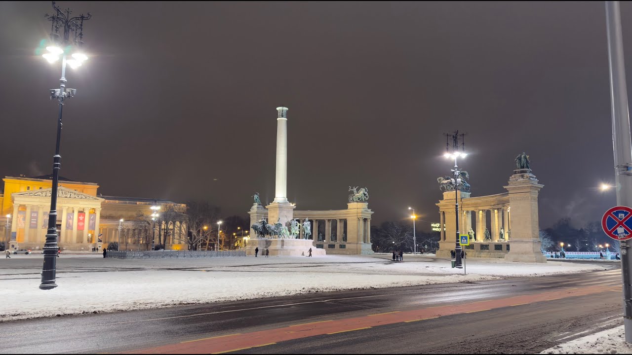 Budapest Winter Magic: City Park, Snowboard Cup & New Museum Heights (Finnish narration / suomeksi)