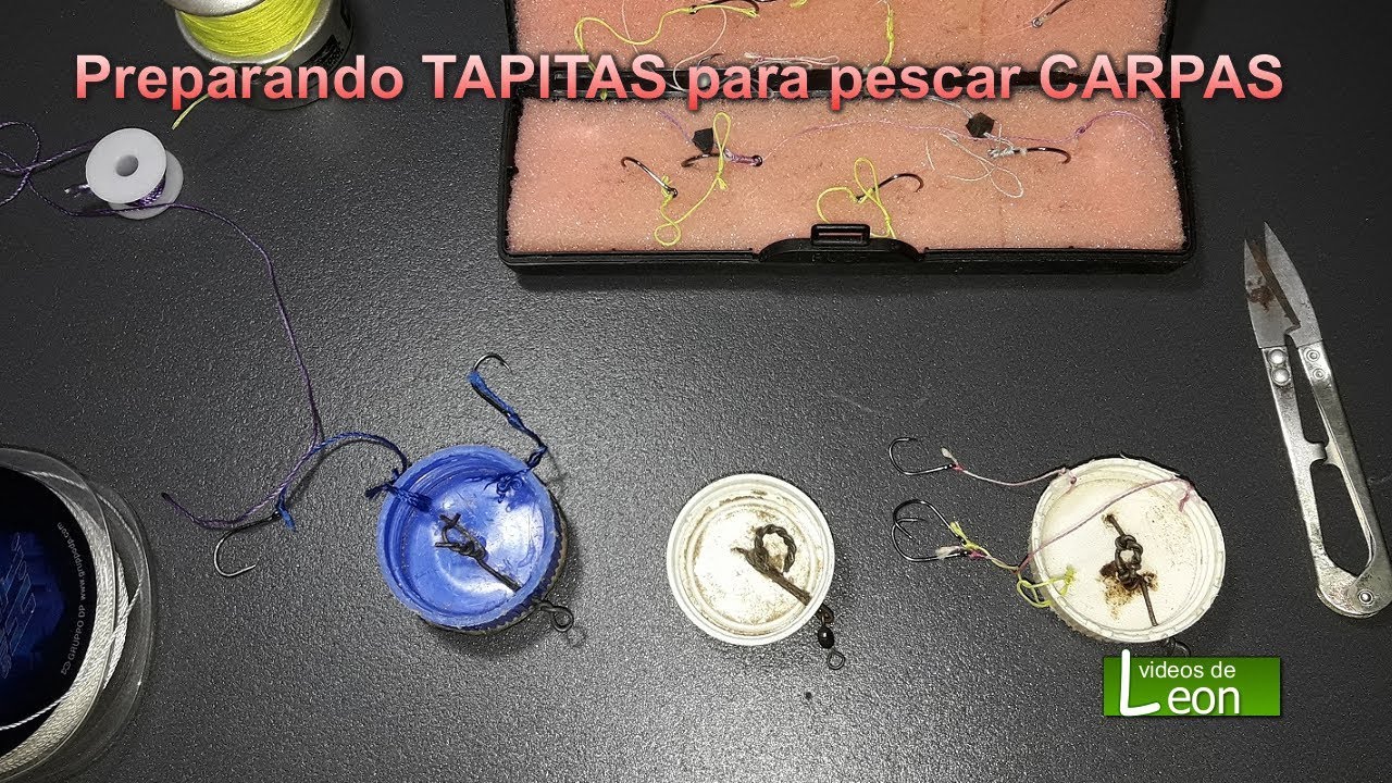 Preparando TAPITAS para pescar CARPAS