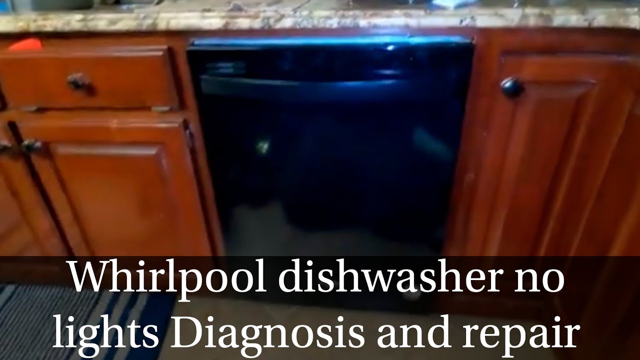 Диагностика и ремонт дисплея посудомоечной машины Whirlpool, не работает индикатор «Нет света»