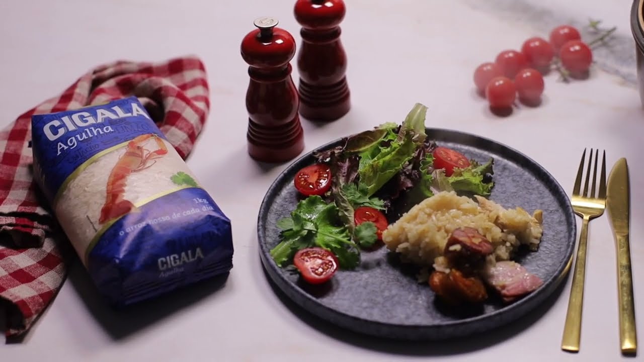 Arroz de Frango no Forno com Enchidos - Arroz Agulha Cigala