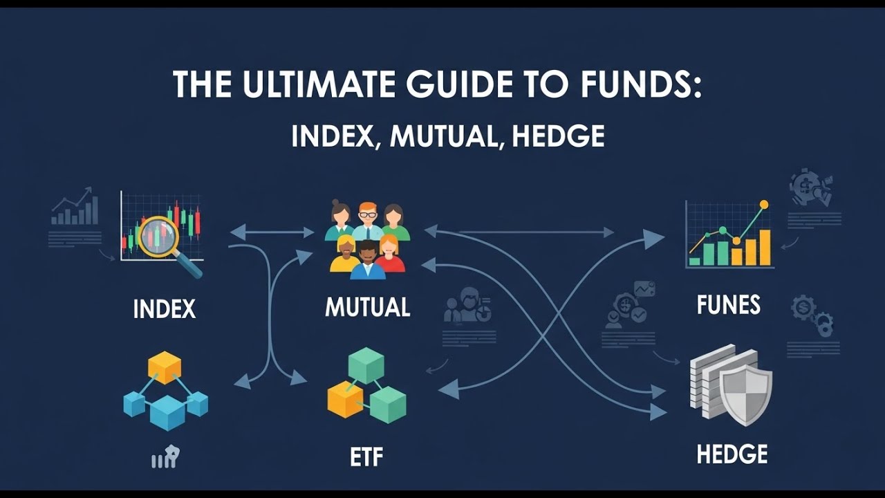 Index mutual and hedge funds explained in 13 minutes | Investicore
