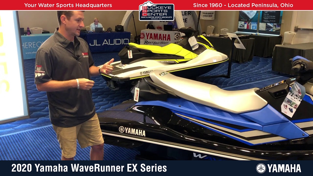 2020 Yamaha WaveRunner EX Series Walk Around Details