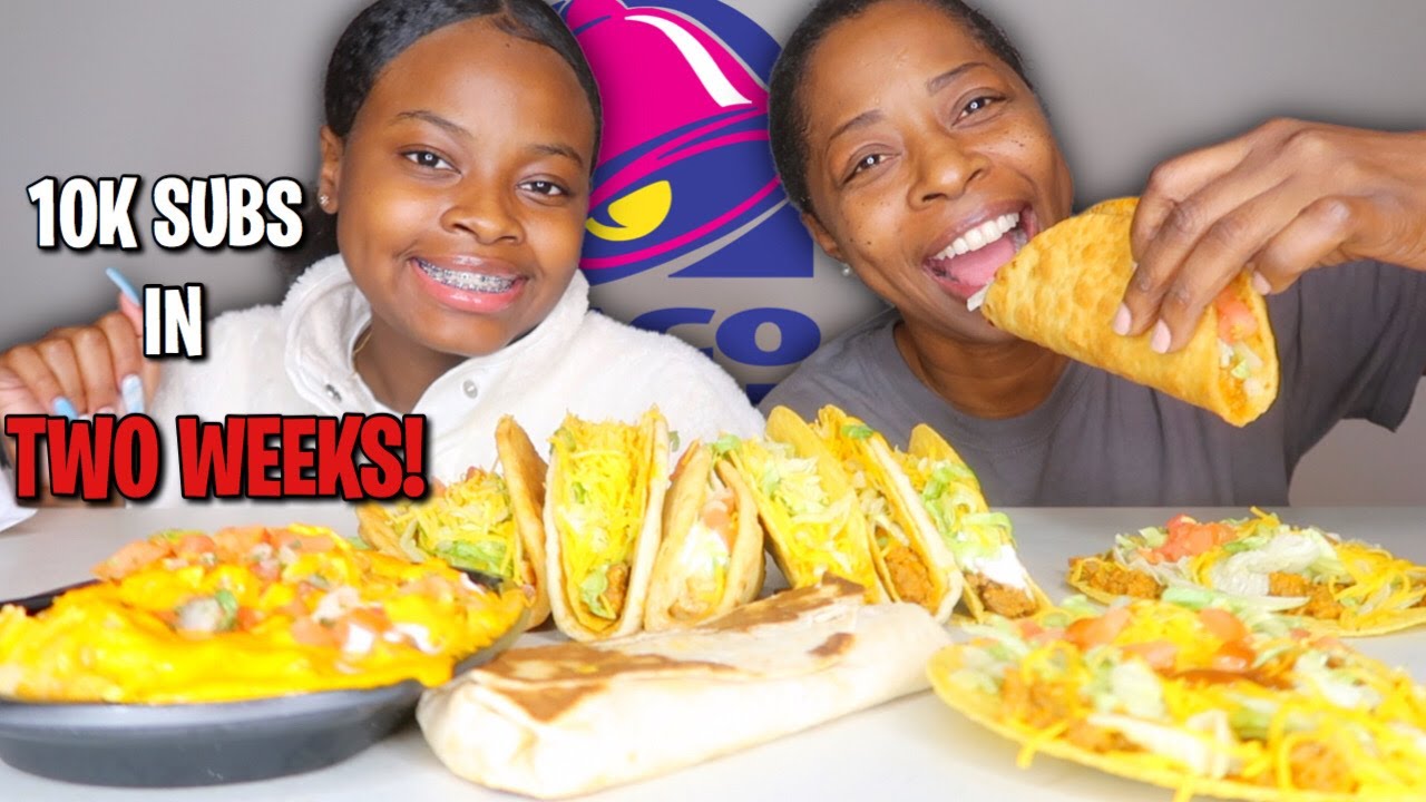 WE HIT 10K SUBSCRIBERS IN TWO WEEKS + Taco Bell MUKBANG