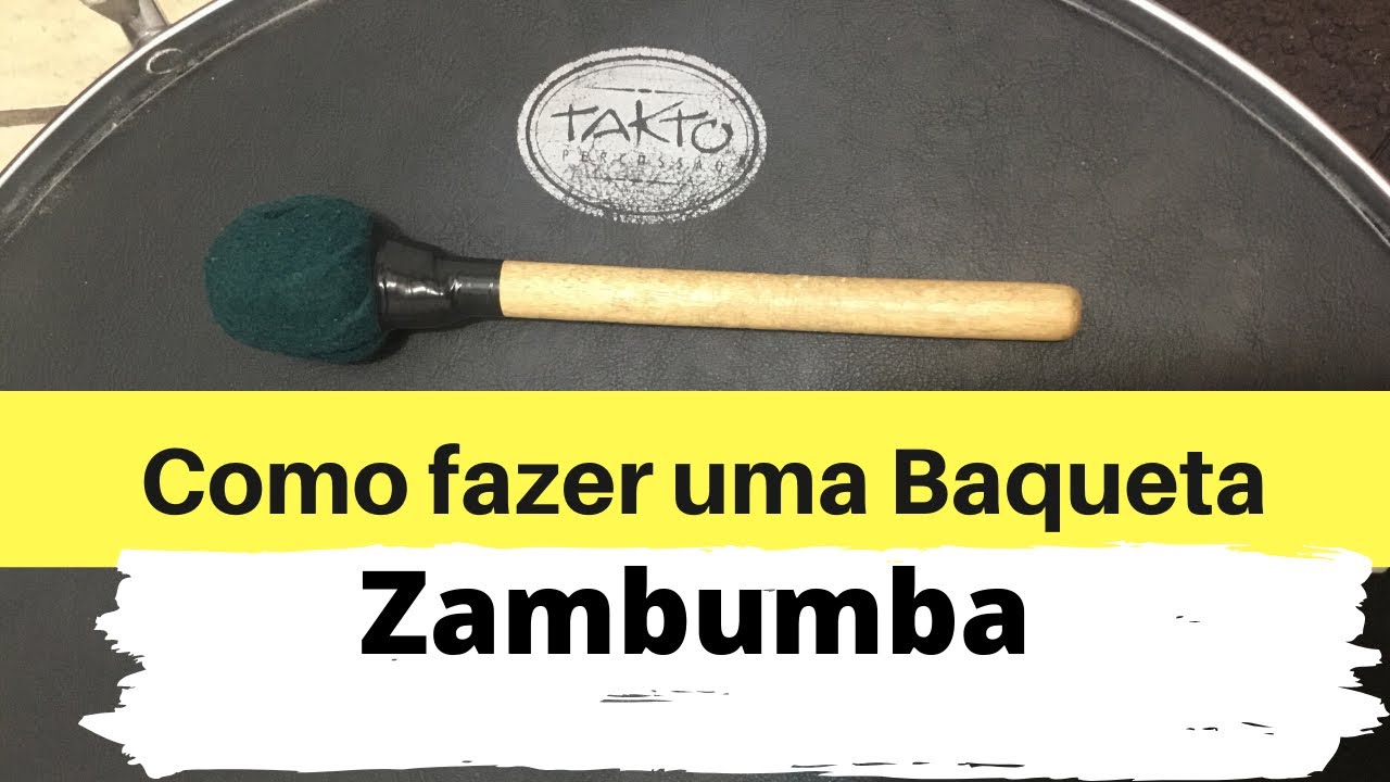 Como fazer uma Baqueta pra zabumba em casa | DIY