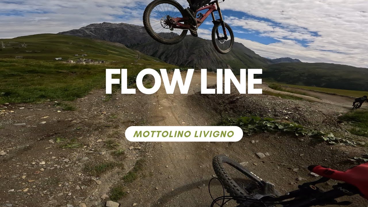 Flow Line Bikepark Mottolino Livigno Italy full Run POV RAW