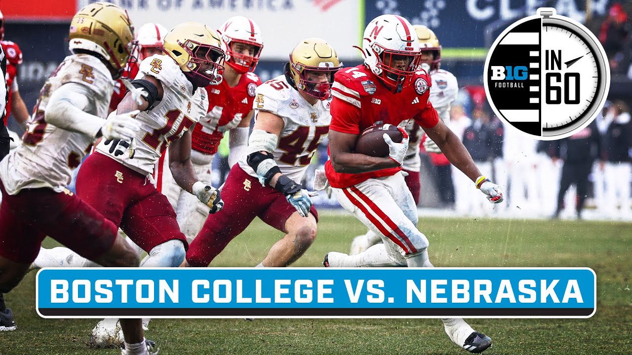 Bad Boy Mowers Pinstripe Bowl: Boston College vs. Nebraska | Dec. 28, 2024 | B1G Football in 60