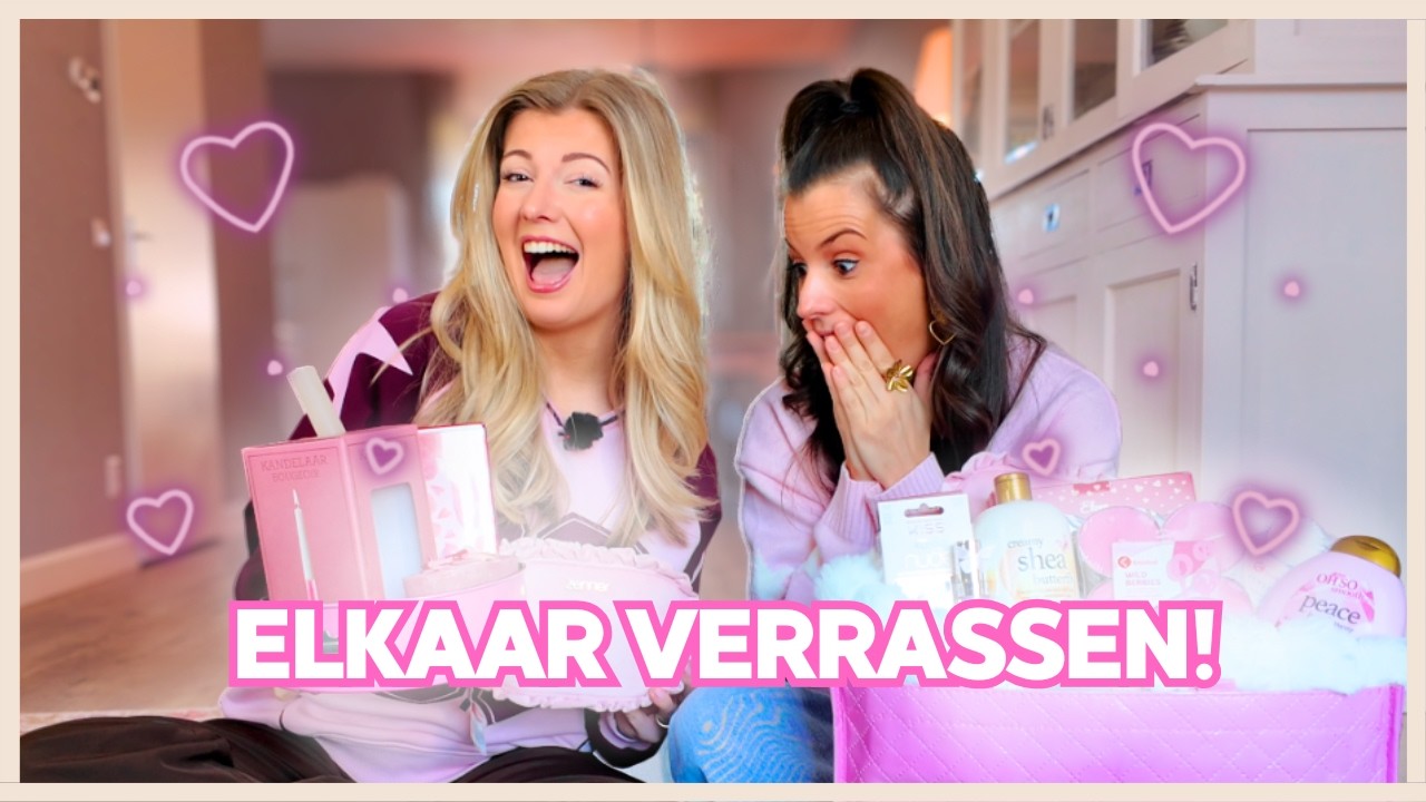 ZUSSEN VERRASSEN ELKAAR MET VALENTIJN BASKETS 🩷🎁