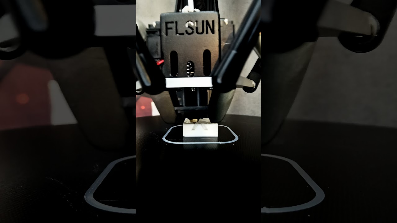 FlSun Super Racer calibration cube test